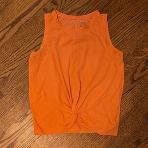 Orange Sleeveless Top